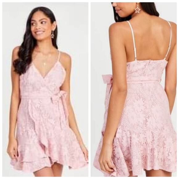 Altar'd State Giuly Pink Lace Dress Small NEW - Picture 1 of 12